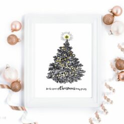 Let the spirit of Christmas bring you joy - digital print